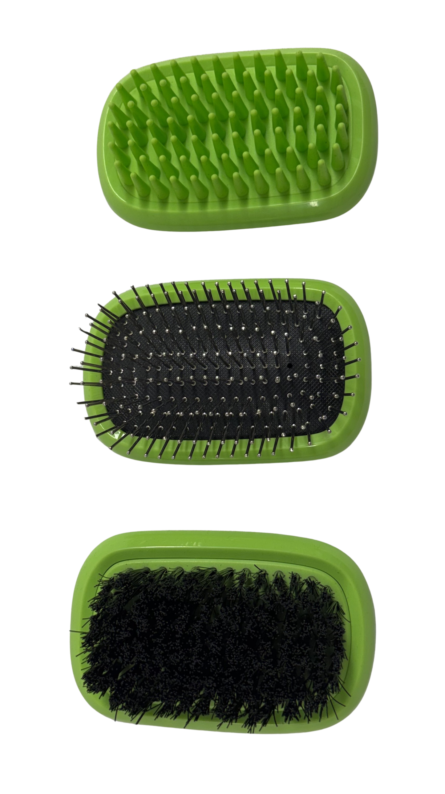 3-in-1 dierenborstel set